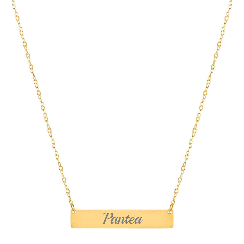 گردنبند طلا 18 عیار زنانه الن نار مدل پانته آ