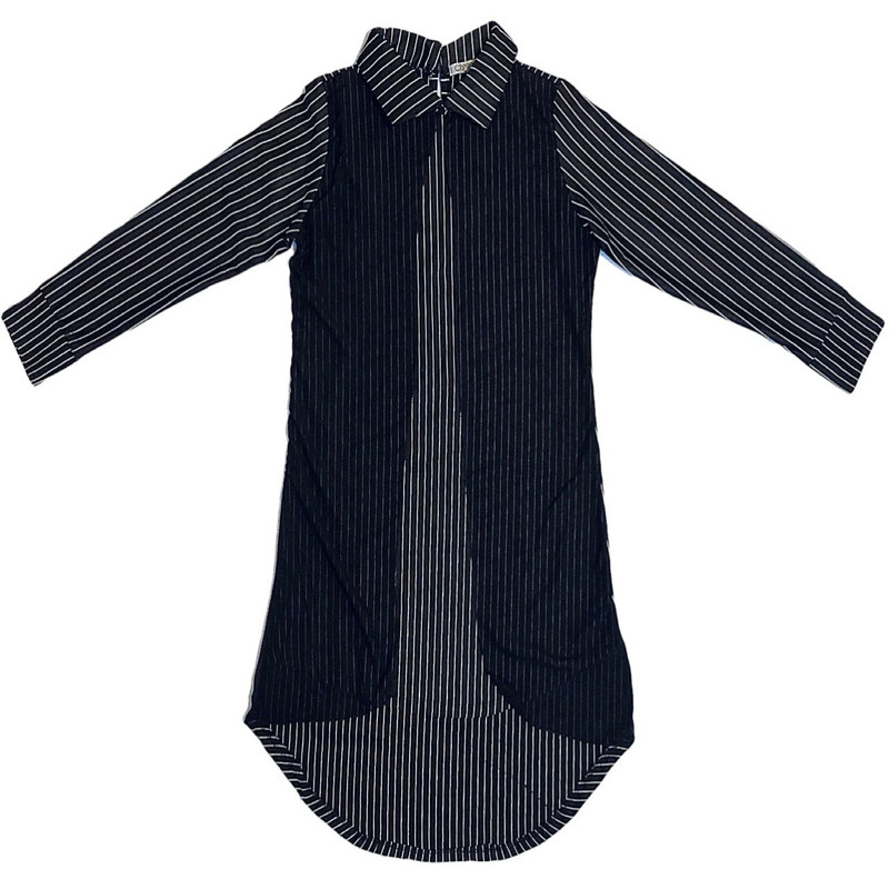 تونیک دانتل دار راه راه کد 1000