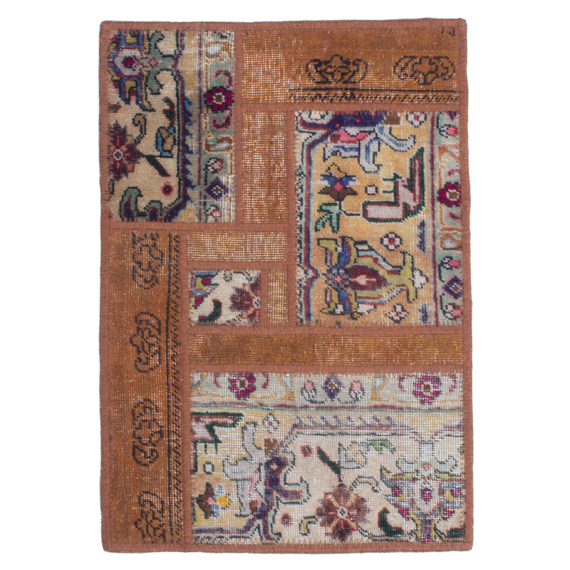 کلاژ فرش دستبافت نیم متری مدل خوی کد 13773