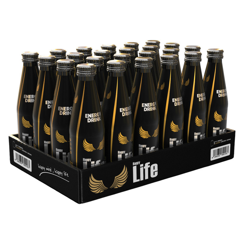 خرید و قیمت نوشابه انرژی زا هپی لایف - 250 میلی لیتر بسته 24 عددی
