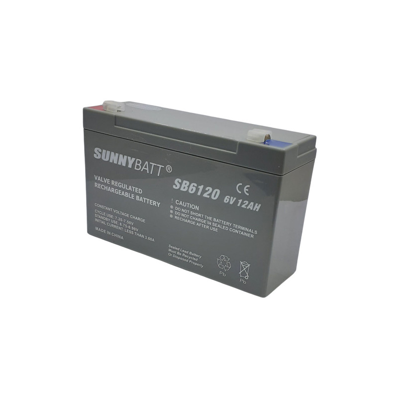 خرید و قیمت باتری یو پی اس 6 ولت 12 آمپر ساعت سانی بت مدل SB6120