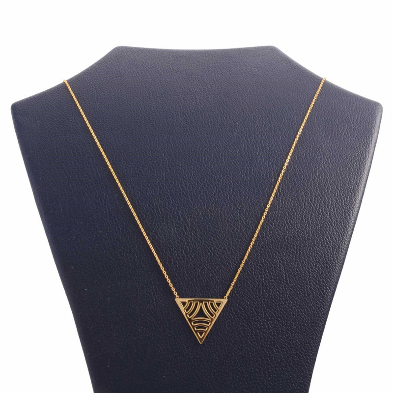 گردنبند طلا 18 عیار زنانه مدل مثلث