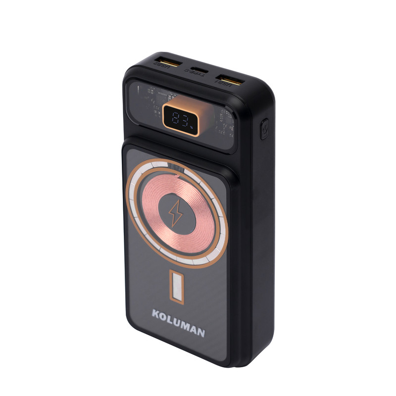 خرید و قیمت پاوربانک کلومن مدلKP-028 22.5W WIRELESSظرفیت 20000 میلی آمپر ساعت