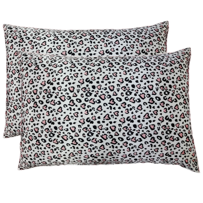 خرید و قیمت رو بالشی مدل ساتن ابریشم طرح پلنگی مجموعه 2 عددی