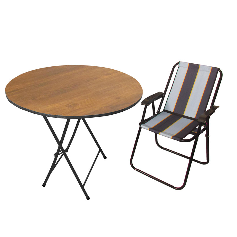 میز و صندلی تاشو سفری میزیمو مدل خاطره کد 4611