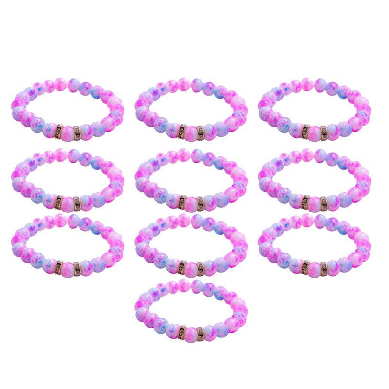 خرید و قیمت دستبند دخترانه مدل غزل کد 01 بسته 10 عددی