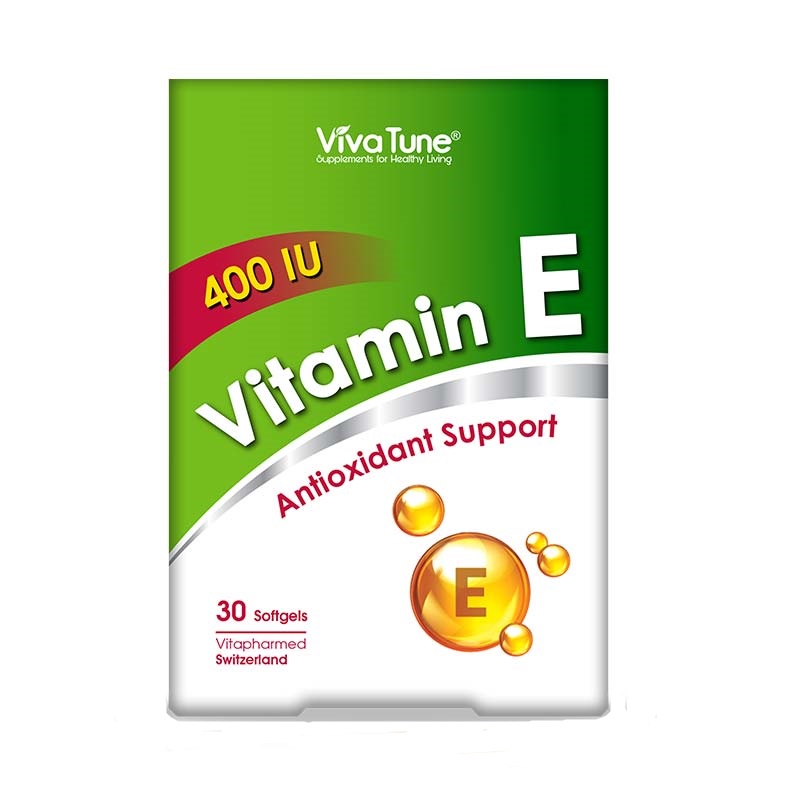 خرید و قیمت سافت ژل ویتامین 400 E واحد ویواتون بسته 30 عددی