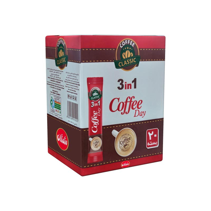 کافی میکس 3*1 کلاسیک کافی دی آیدین بسته 20 عددی