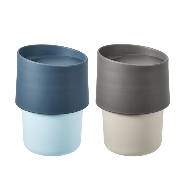 ماگ سفری ایکیا مدل TROLIGTVIS گنجایش 0.3 لیتر مجموعه 2 عددی