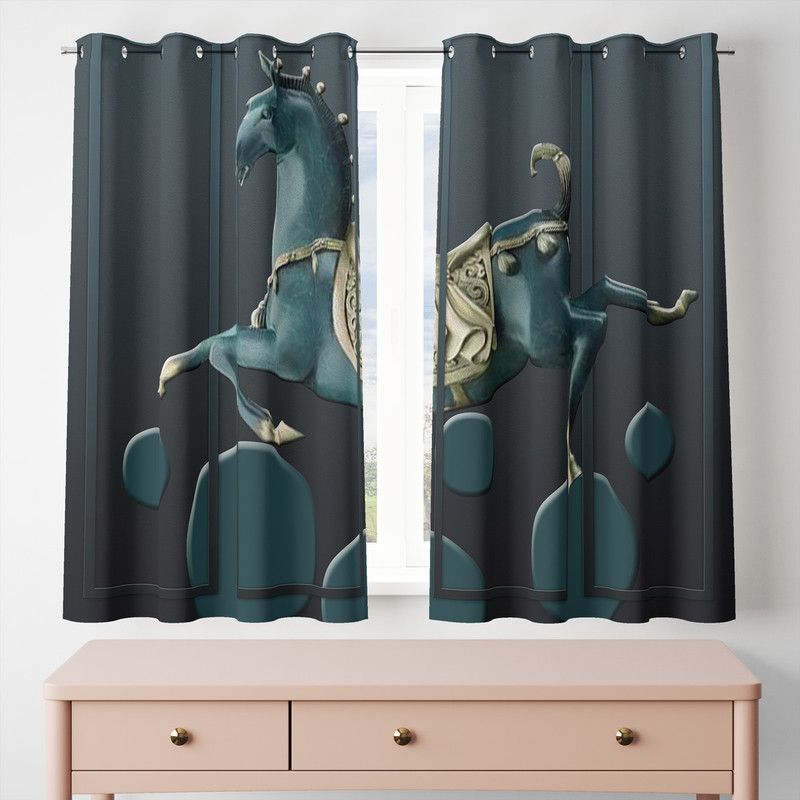 پرده مدل پانچی کد 7880 سایز 200x140 سانتی متر