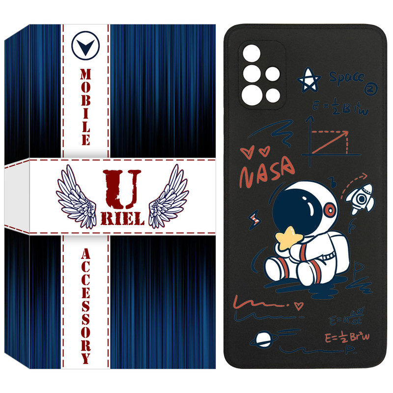 کاور یوریل مدل KSH کد 1 طرح فضانورد مناسب برای گوشی موبایل سامسونگ Galaxy A51