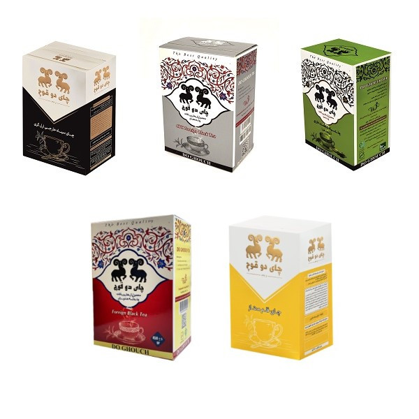 چای ارل گری کلاسیک هل قلم و کله مورچه دو قوچ بسته 5 عددی