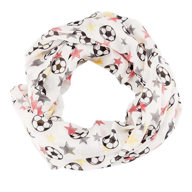 شال زنانه اس.اولیور مدل رینگی فوتبالی کد 39.805.91.4499