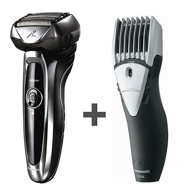 ماشین اصلاح صورت پاناسونیک سری لمدش مدل ES-LV65 و ماشین اصلاح سر و صورتER206