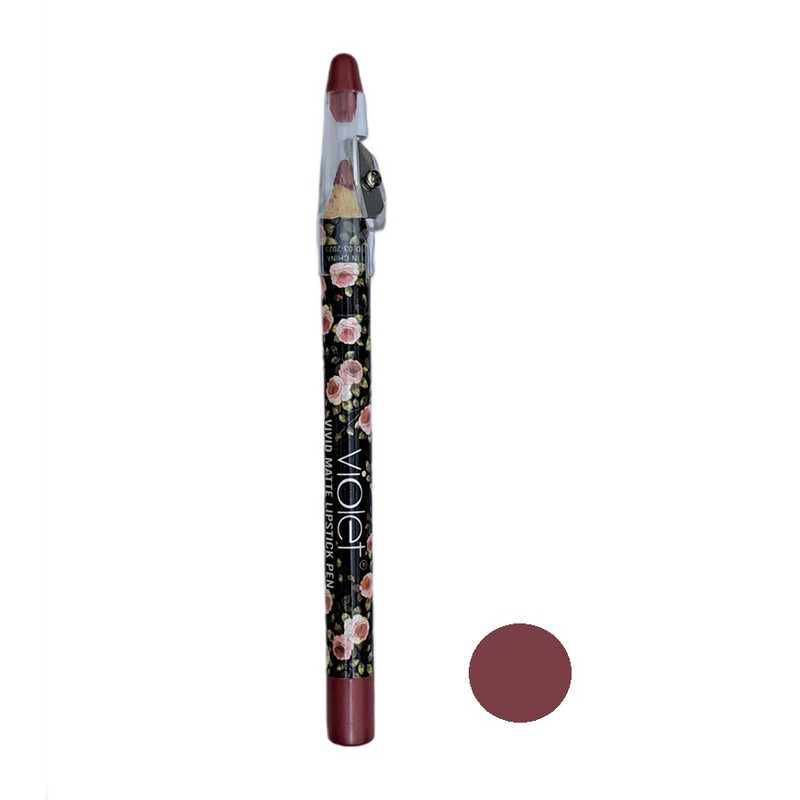 رژ لب مدادی وییولت کد 02