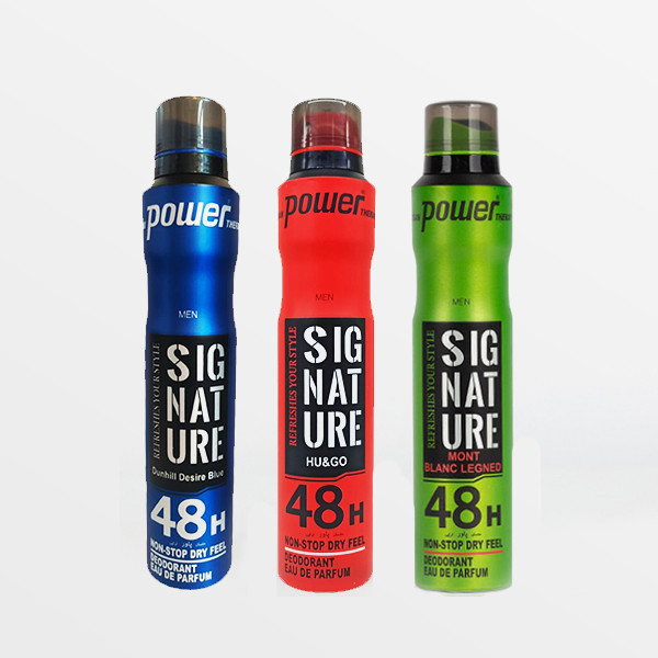 اسپری بدن پاور مدل دانهیل و هوگو و لجند حجم 200 میلی لیتر مجموعه 3 عددی