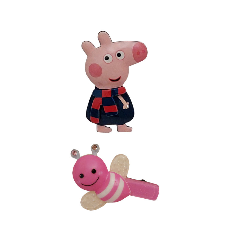 گیره مو دخترانه مدل انبری کد 40 بسته دو عددی