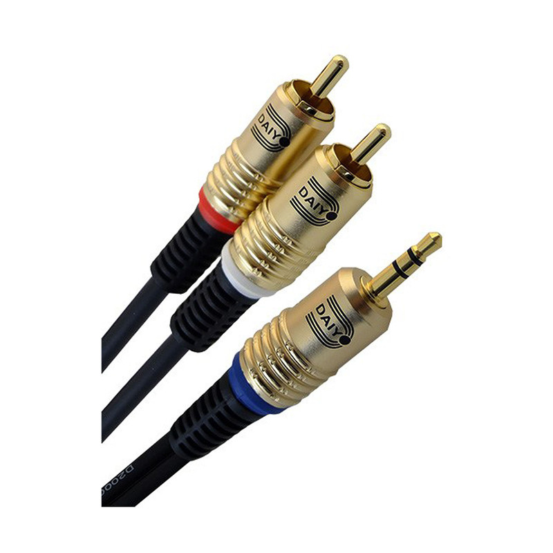 کابل تبدیل جک 3.5 میلی متری به دو RCA دایو مدل TA5504 به طول 2 متر