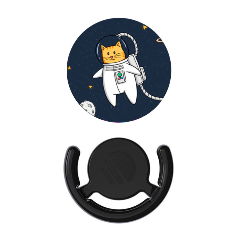 پایه نگهدارنده گوشی موبایل و تبلت مدل آدم فضایی به همراه پاپ کلیپ