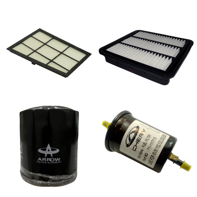 فیلتر روغن آرو مدل 530 مناسب برای ام وی ام 530 به همراه فیلتر هوا و فیلتر کابین و فیلتر بنزین