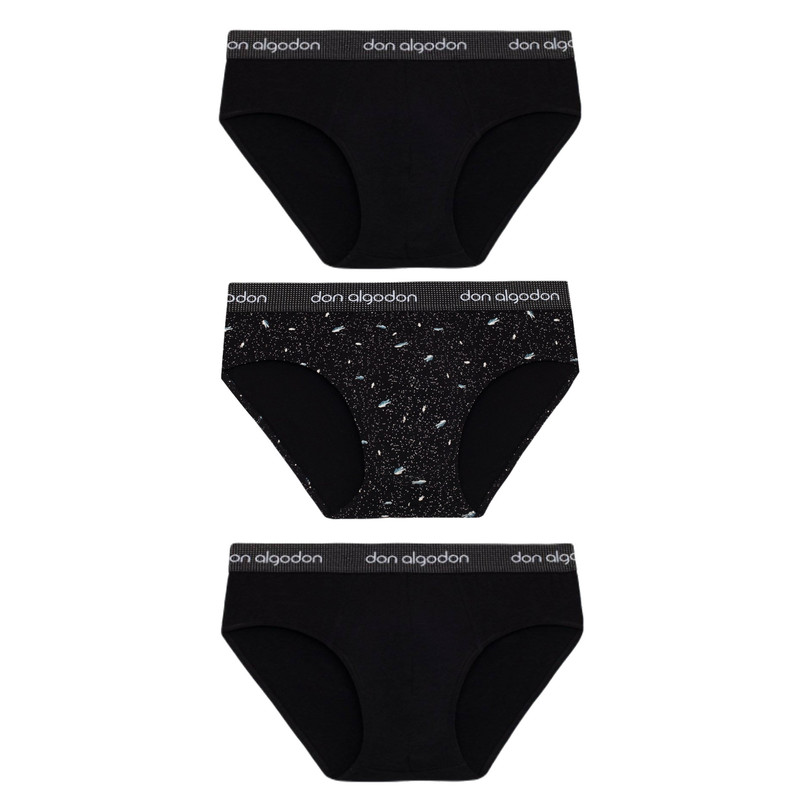 خرید و قیمت شورت مردانه دن الگدن مدل DOMUWPS27-BLK بسته 3 عددی