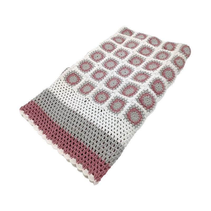 خرید و قیمت پتو موتیف بافی روستاتیش مدل 105