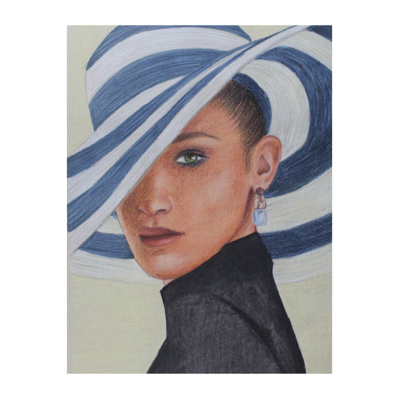 خرید و قیمت نقاشی مداد رنگی مدل بلا حدید کد 03