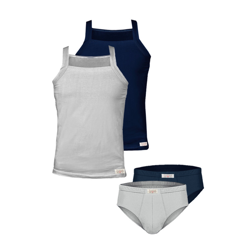 خرید و قیمت ست شورت و زیرپوش خشتی مردانه پنبینه مدل نخ پنبه خالص صادراتی مجموعه 2 عددی