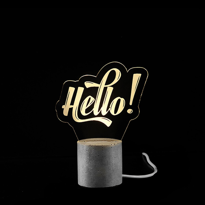 چراغ خواب دکوراتیو پلاس مدل AC-046