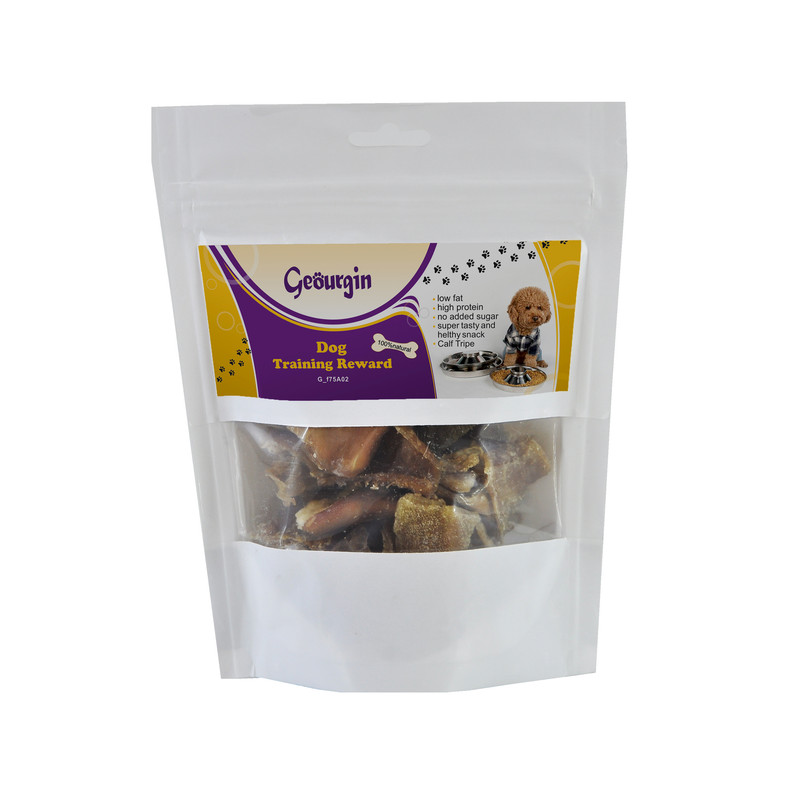 خرید و قیمت غذای تشویقی سگ گرگین مدل سیرابی گوساله کد G-F75A02 وزن 75 گرم