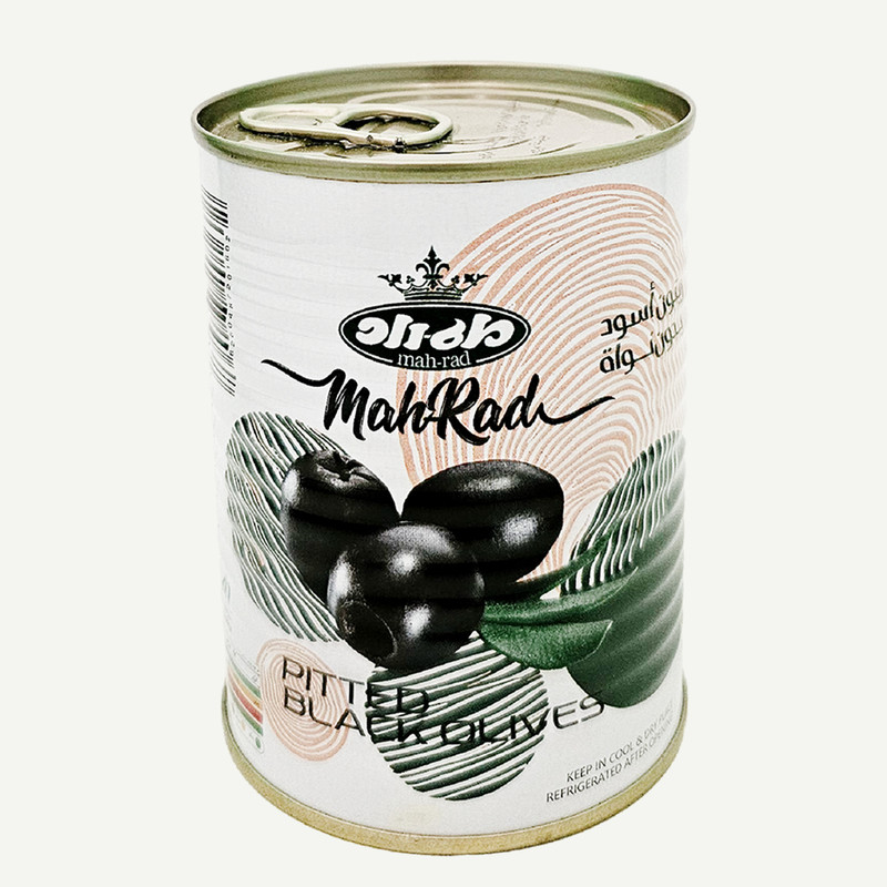 خرید و قیمت زیتون سیاه بی هسته مهراد - 380 گرم