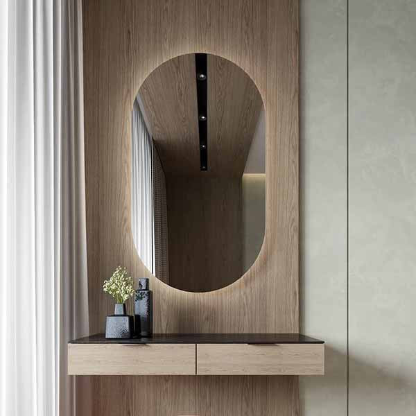 خرید و قیمت آینه سرویس بهداشتی الف طرح سرو کد BA_70-40