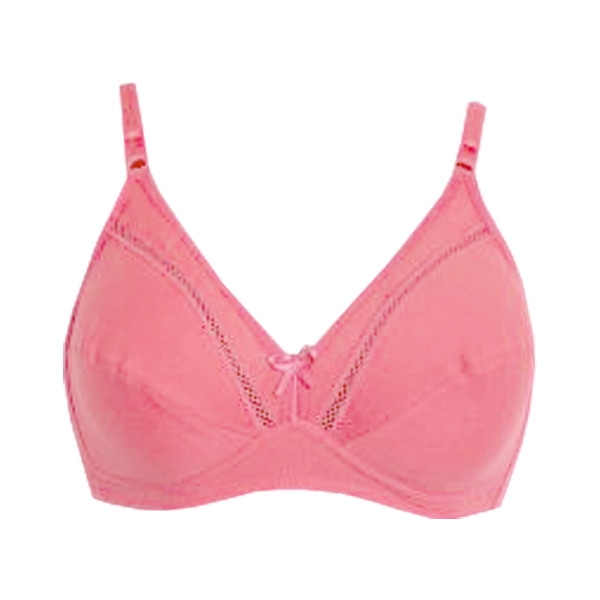 سوتین زنانه تی بی ان مدل نخی بدون فنر کد 1156 رنگ صورتی