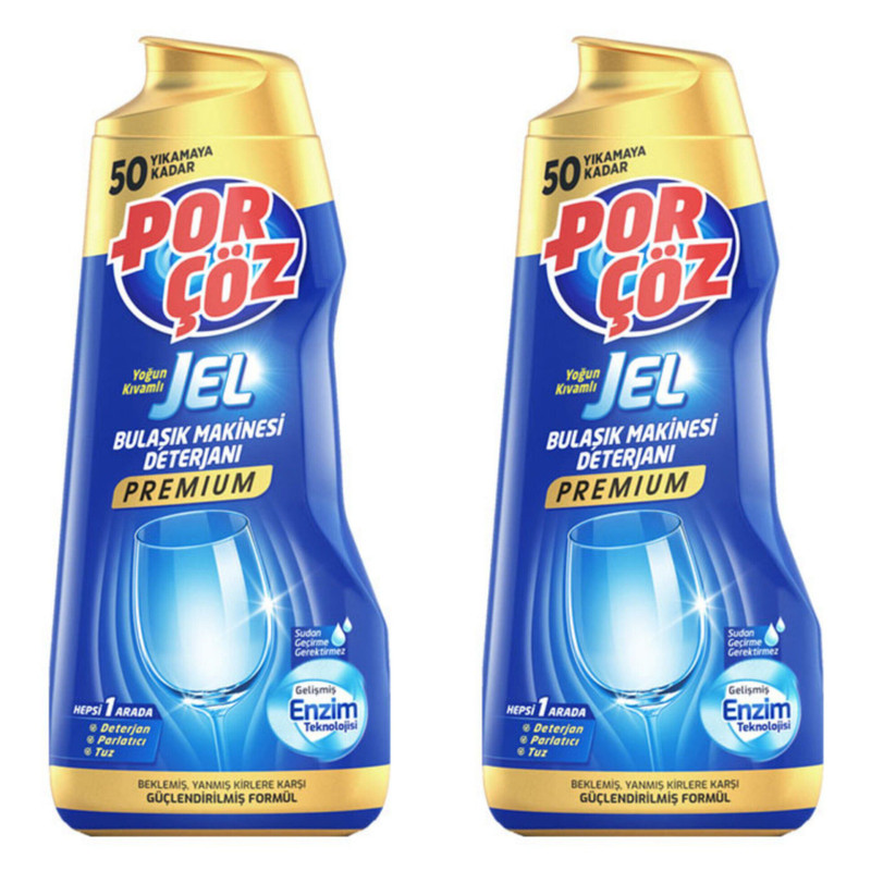 ژل ماشین ظرفشویی پورچوز مدل premium حجم 1800 میلی لیتر مجموعه 2 عددی