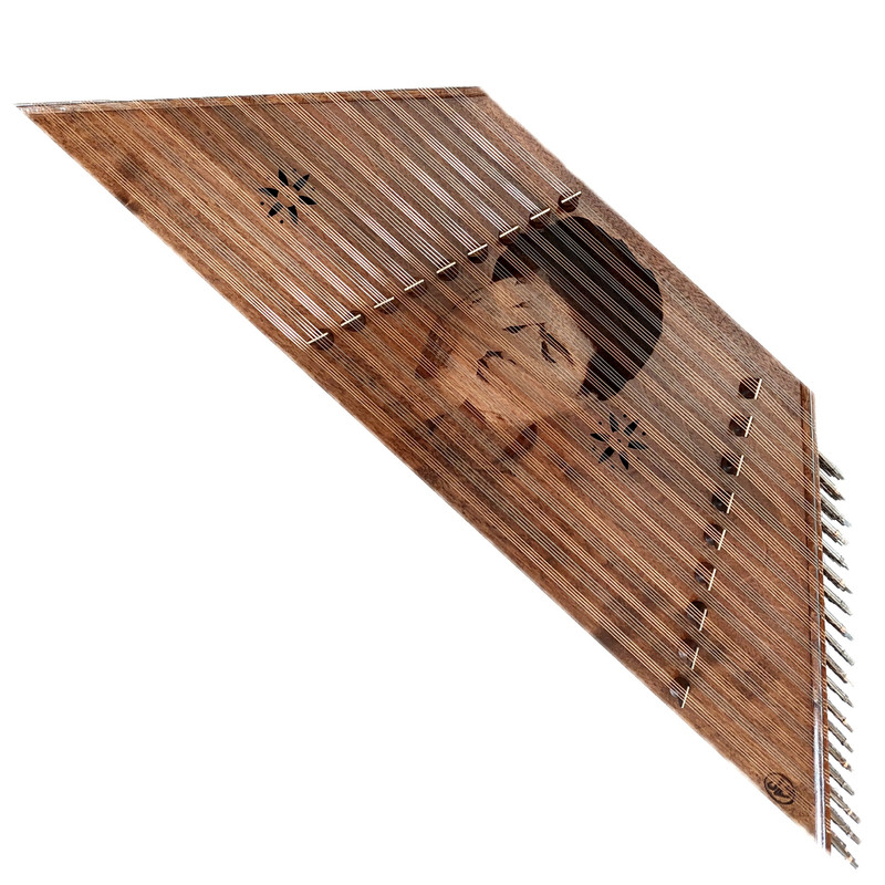 خرید و قیمت سنتور قشلاقی مدل 3 مهر طرح استاد شجریان