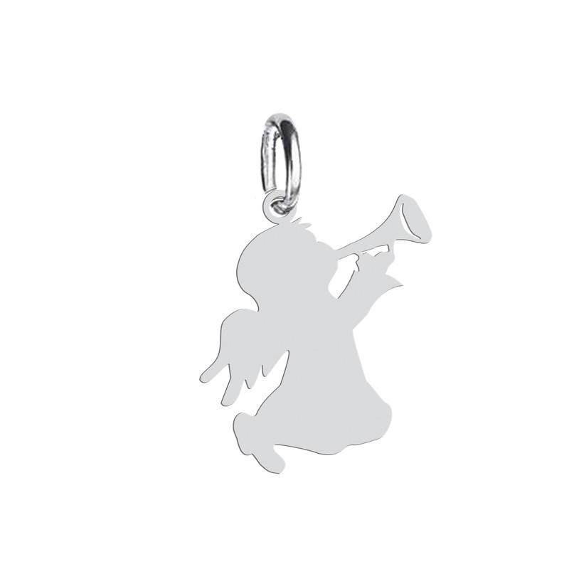 آویز گردنبند نقره هایکا طرح کودک و فرشته مدل n.ha 343