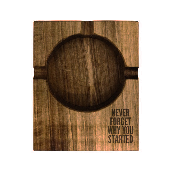 خرید و قیمت زیرسیگاری چوبی مدل Never forgot 656565