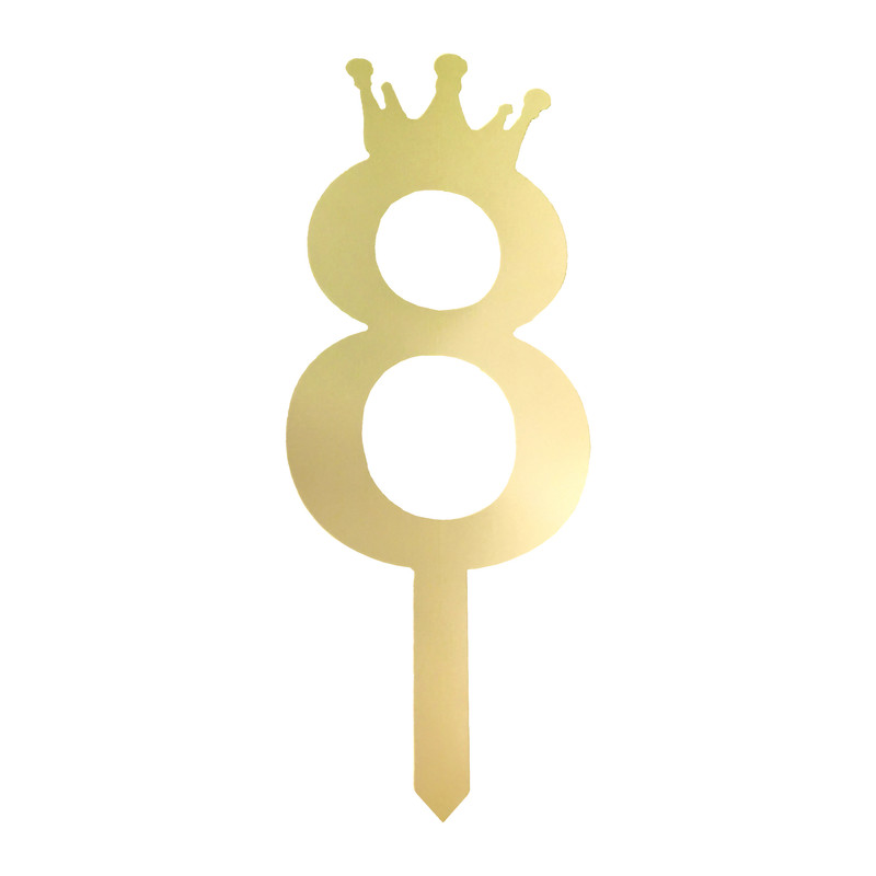 تاپر کیک هانستو مدل عدد 8 کد TPN08