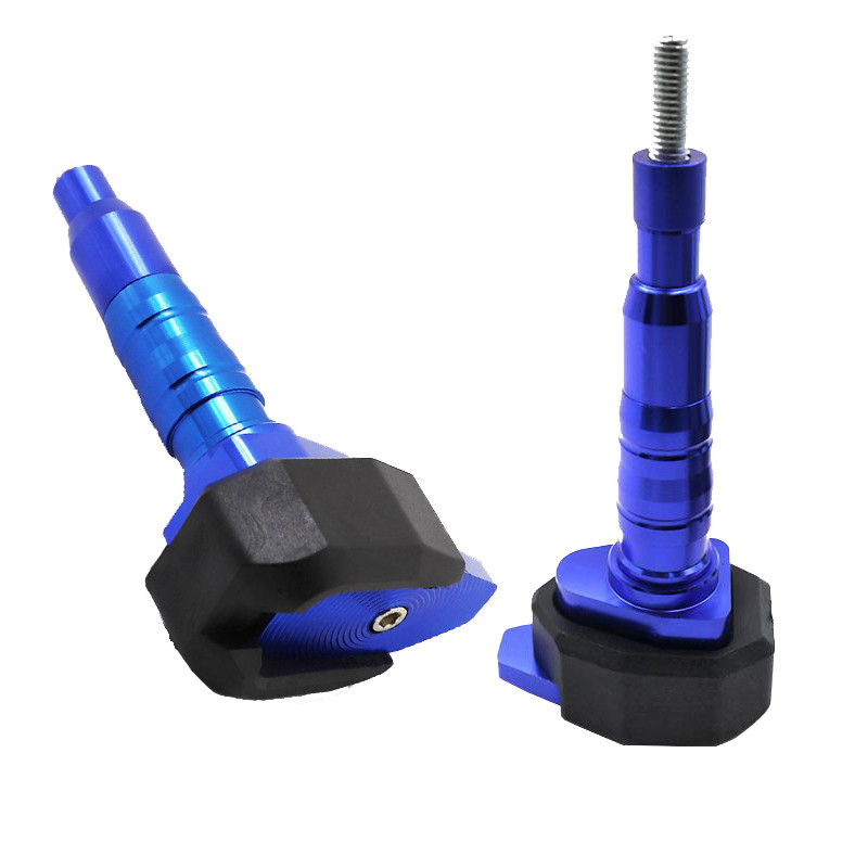 پروتکشن بغل شاسی موتور سیکلت وارون مدل بدنه بلند کد W-86-BLU بسته 2 عددی