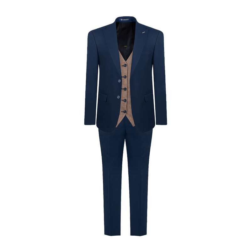 ست کت و شلوار و جلیقه مردانه مدل دورو