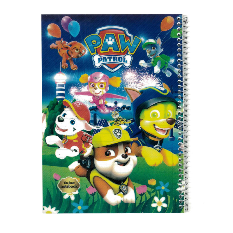 دفتر مشق 50 برگ طرح سگ های نگهبان بسته 20 عددی