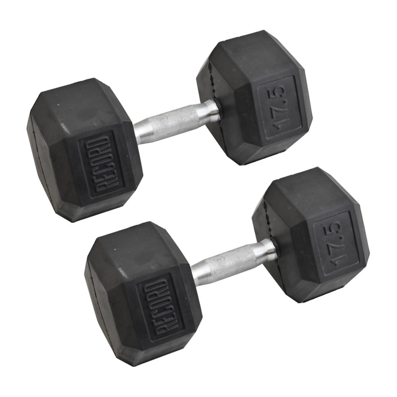 خرید و قیمت دمبل رکورد مدل 1400 وزن 17.5 کیلوگرم بسته 2 عددی