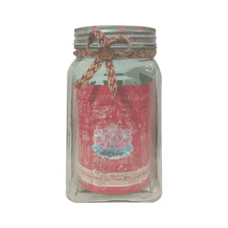 بانکه نیلوفر مدل بهار نارنج گلدار کد 672