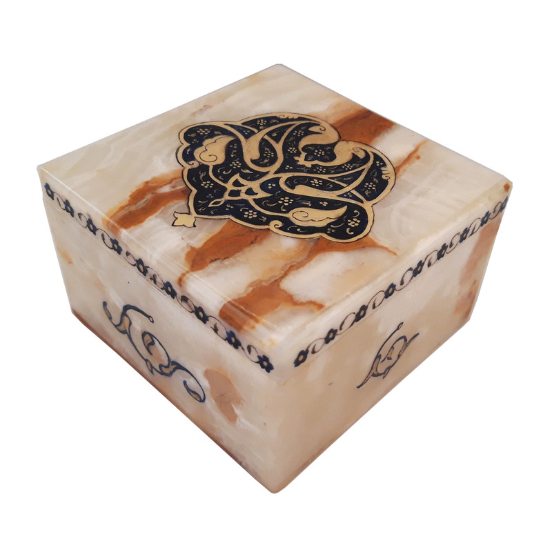 جعبه سنگ مرمر طرح اسلیمی مدل EG0042