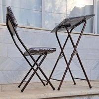 میز نماز تاشو با صندلی نماز تاشو -جنس ام دی اف با پایه فلزی رنگ استاتیک و تنظیم شیب سجده گاه
