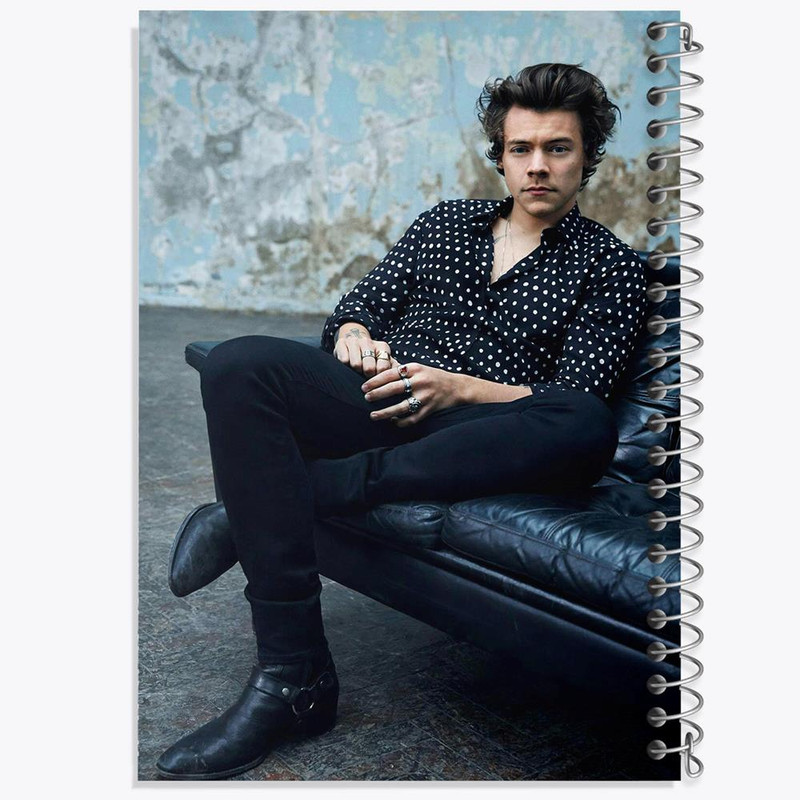 دفتر مشق 50 برگ خندالو مدل هری استایلز گروه موسیقی وان دایرکشن One Direction کد 18941