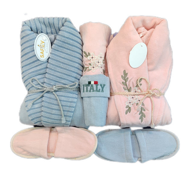 سرویس حوله پالتویی 6 تکه سارو مدل 125Diana10