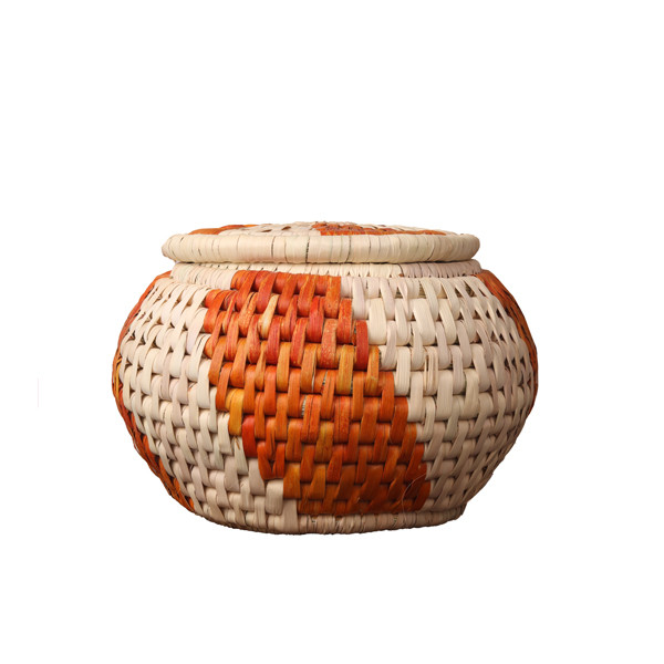 خمره حصیری مدل دو رنگ