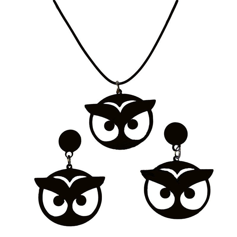 نیم ست دخترانه مدل جغد کد N.GHD.KL