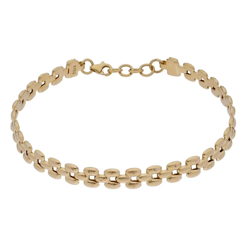 دستبند طلا 18 عیار زنانه رستا گالری مدل 1403031-RS198-Z